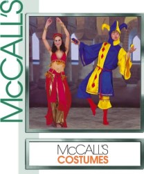 2814 MCCALLS BELLYDANCER BRA, GENIE PANTS, JESTER TUNIC, HAT PATTERN S-XL 2 SIZES CHOICE UNCUT